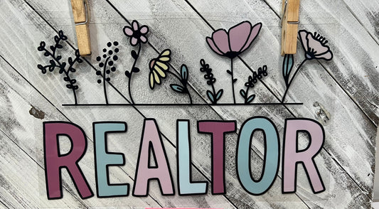 Realtor UV DTF Decal