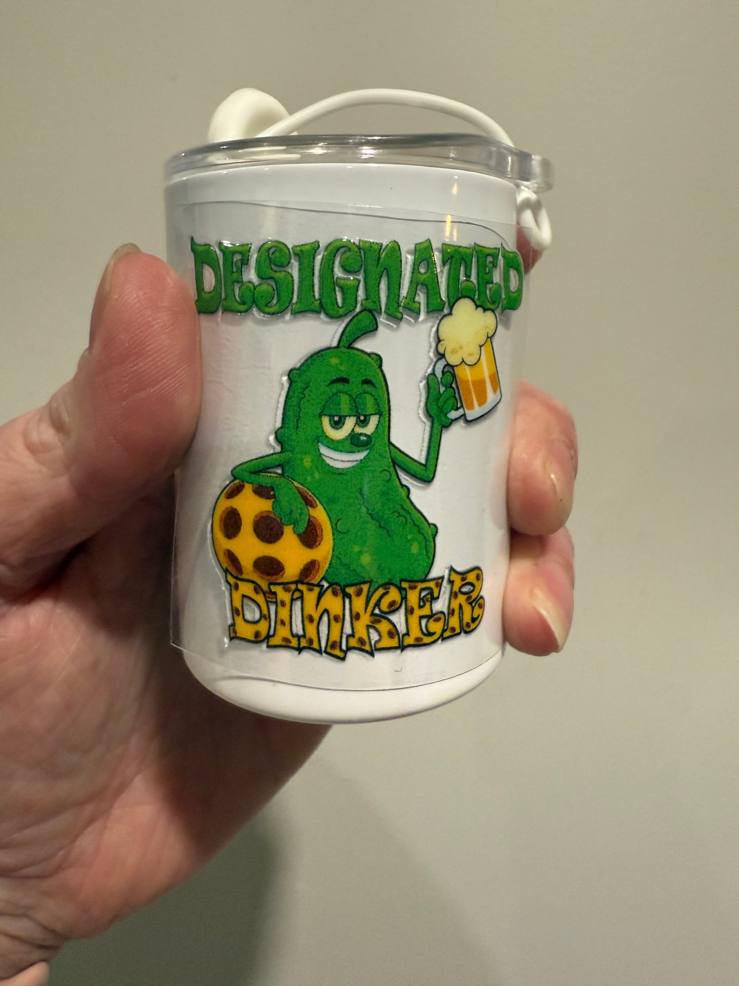 Pickleball Shot Glass UV DTF Decal