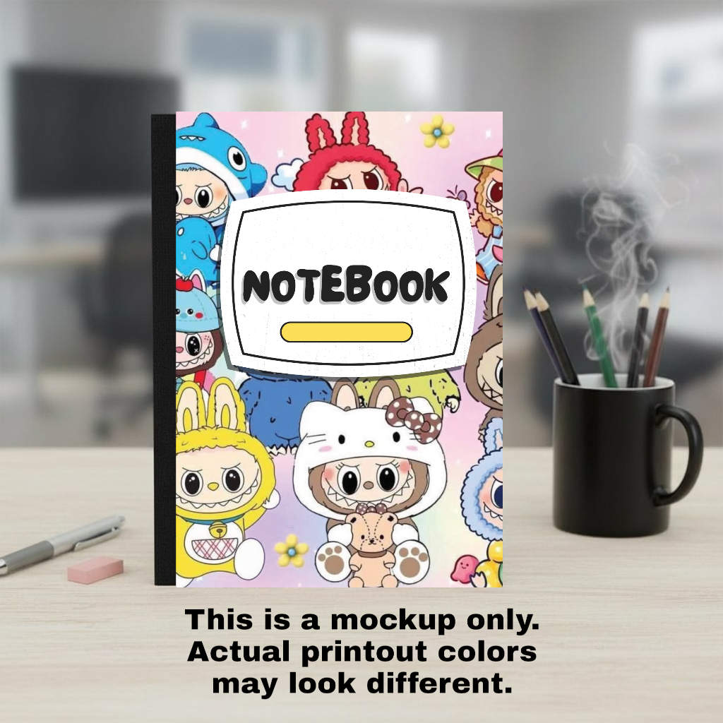 Composition Notebook Cover and Matching Back Permanent Vinyl