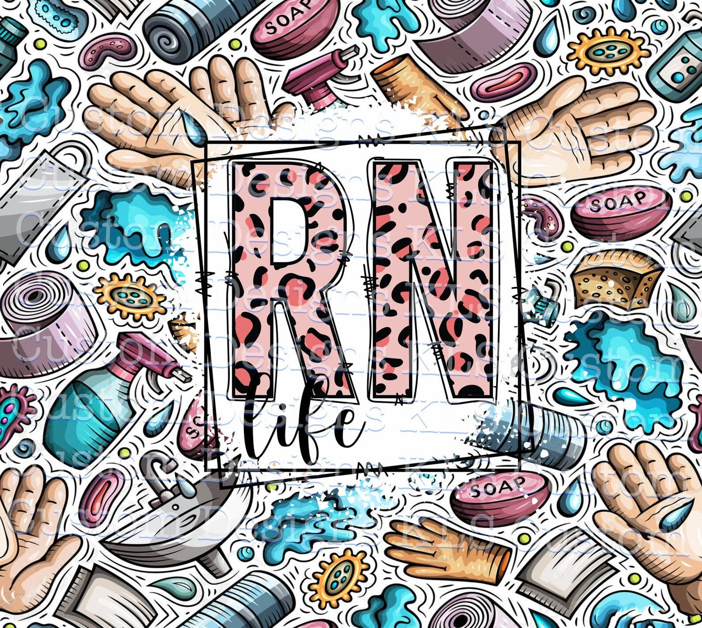 RN Life 20 Oz Skinny Permanent Vinyl