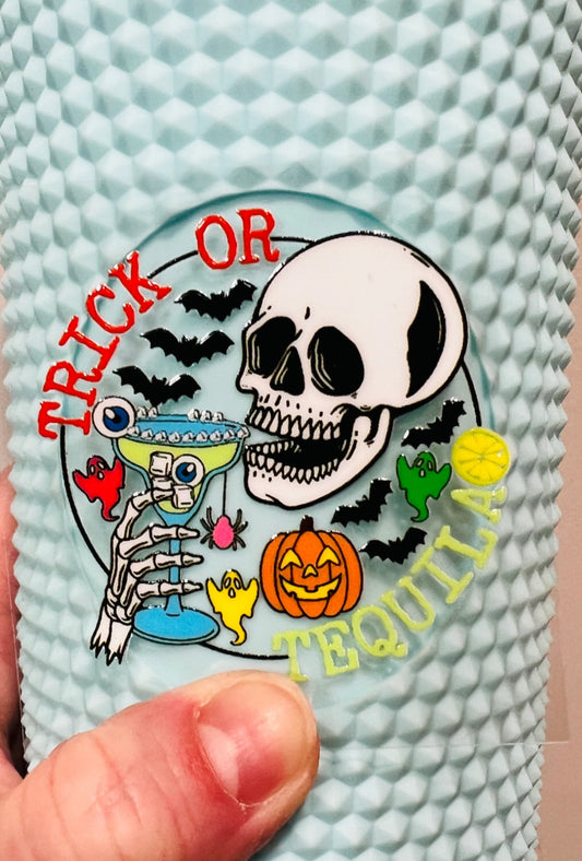 Mini Trick Or Tequila 2” UV DTF Decal