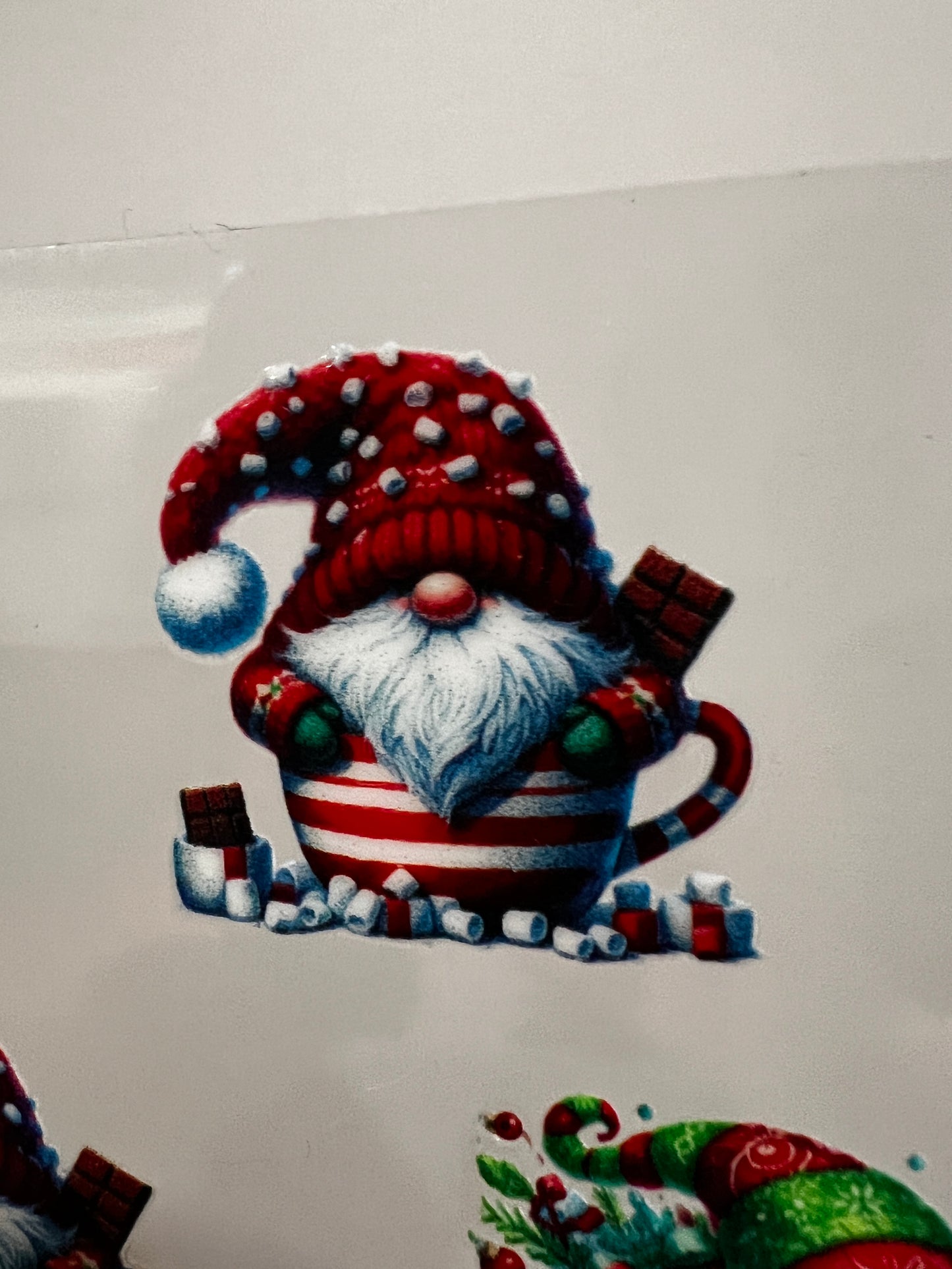 20Y Small Christmas Gnome Clip Sheet - This sheet is intended to be cut up and placed using your own creative style.