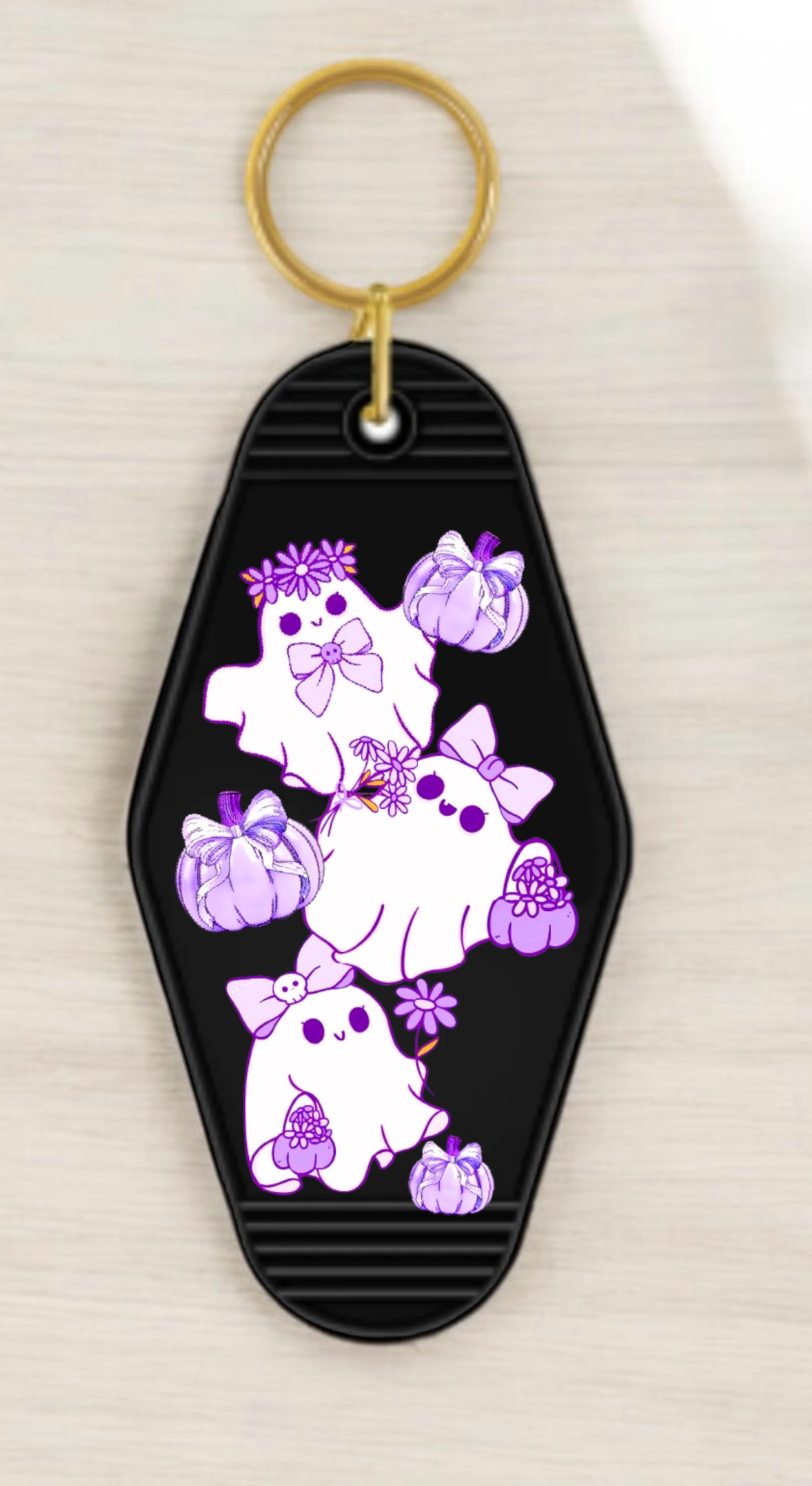 Keychain Coquette Ghosts UV DTF Decal