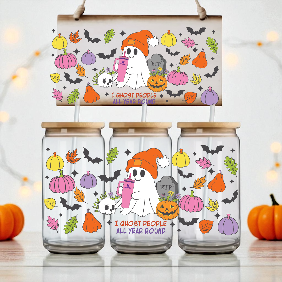 B1 Ghost People UV DTF Wrap