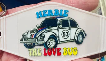 Keychain The Love Bug UV DTF Decal
