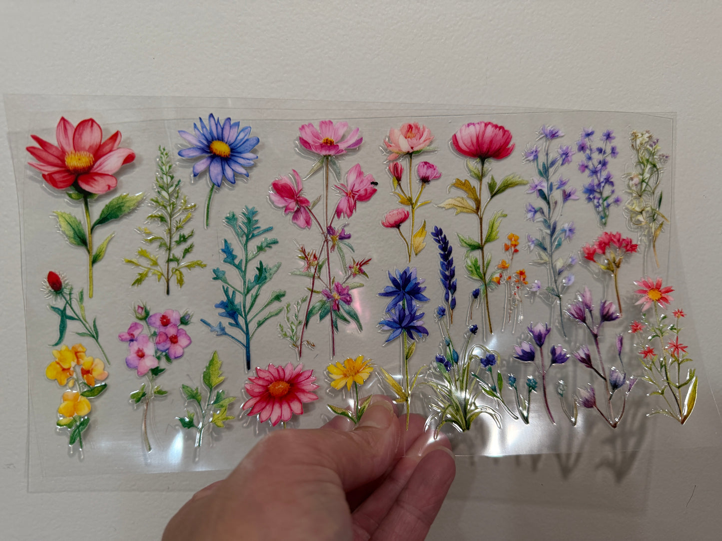 P4 Dainty Wildflowers UV DTF Wrap