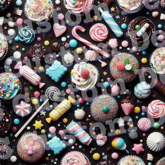 Black Candy Cupcakes 20 Oz Skinny Permanent Vinyl