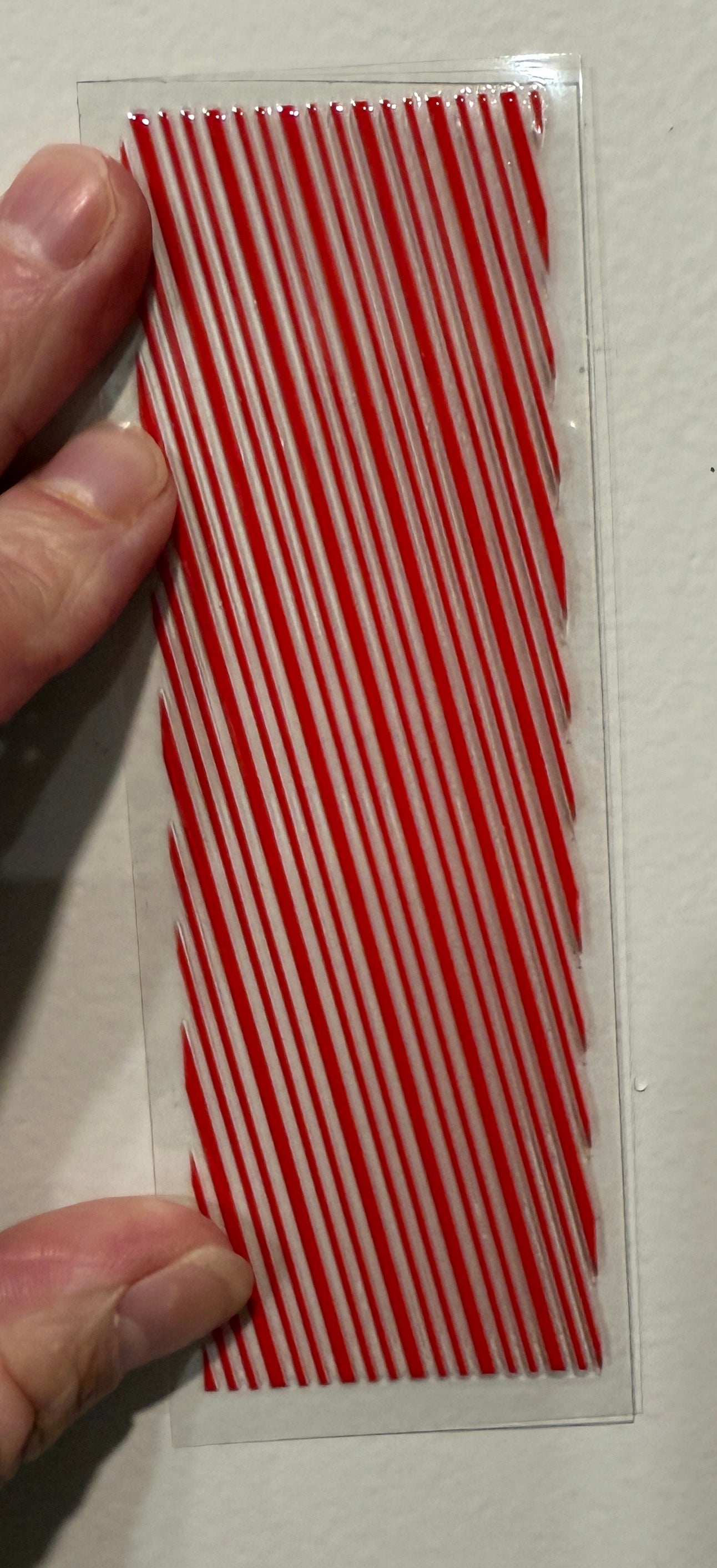 16P Peppermint Stripes UV DTF Pen Wrap