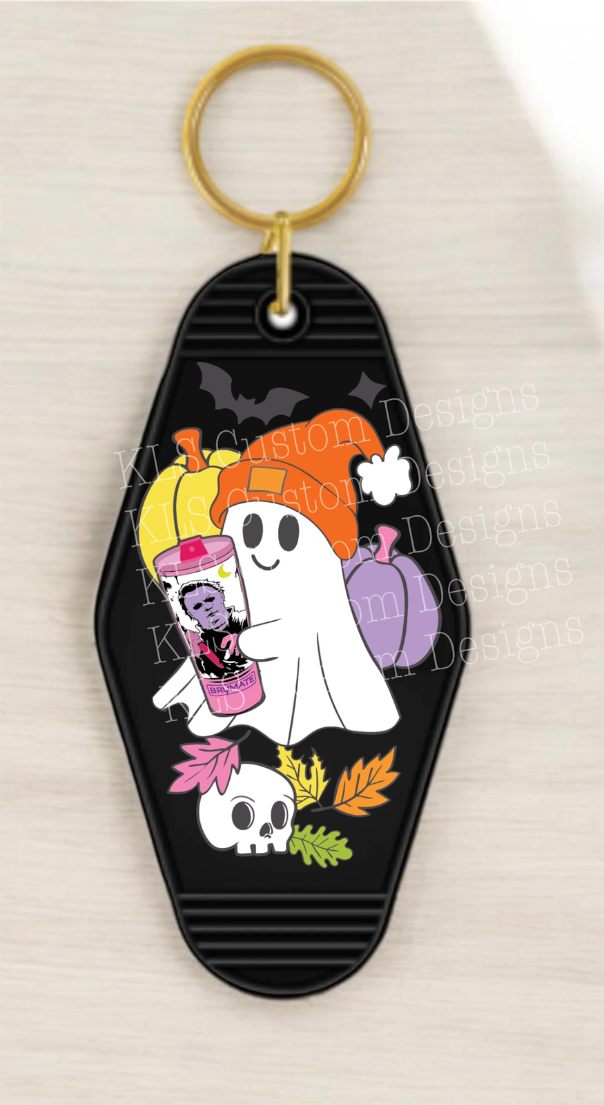 Keychain Ghost People UV DTF Decal