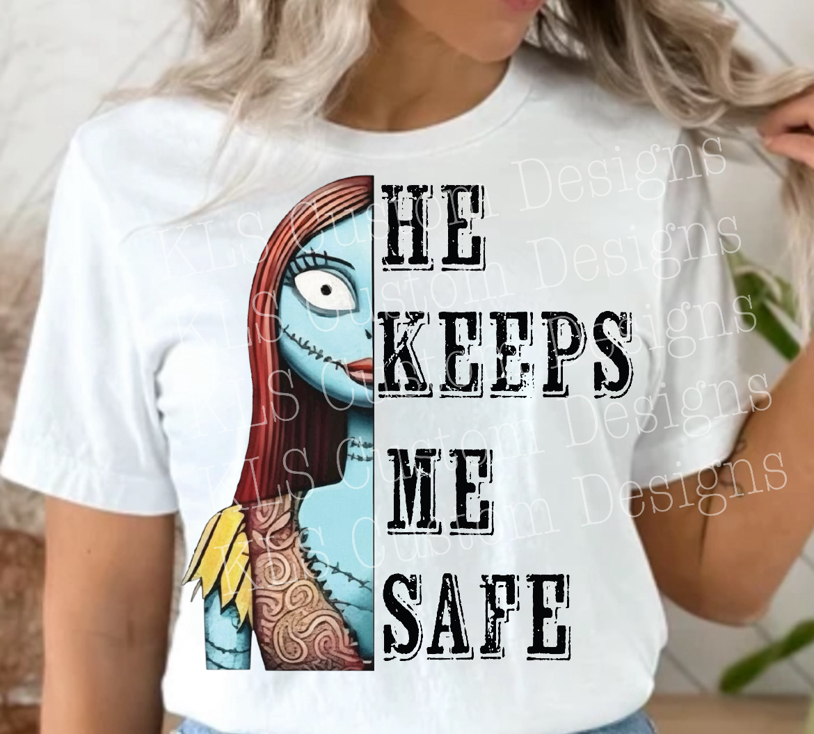 He Keeps Me Wild She Keeps Me Safe Ready To Press DTF Print