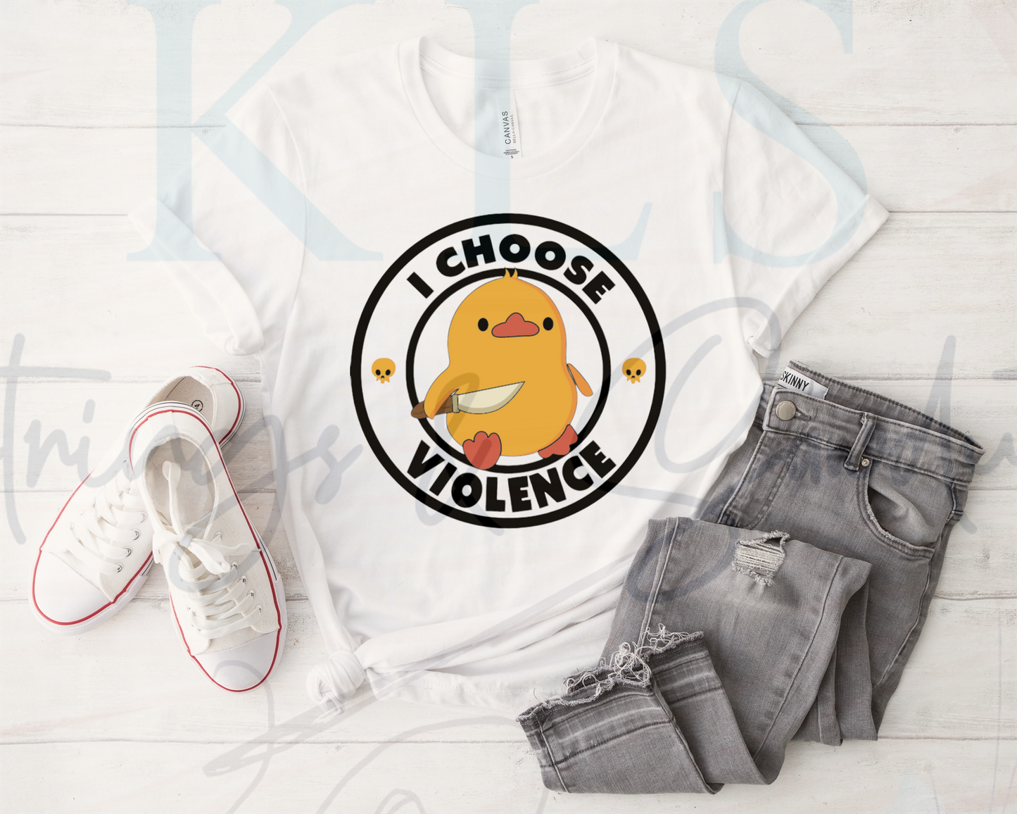 I Choose Violence Duck Ready To Press DTF