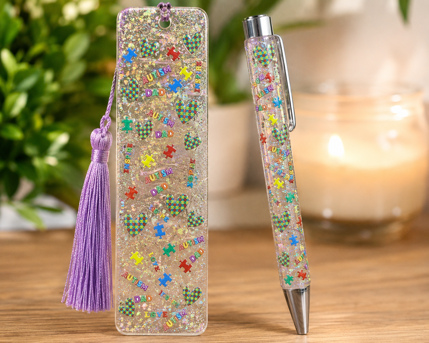 Autism UV DTF Pen Wrap