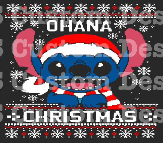 Alien Christmas 20 Oz Skinny Permanent Vinyl