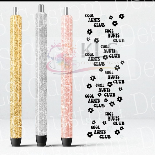 8R Cool Aunts Club UV DTF Pen Wrap