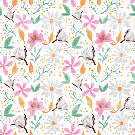 Spring Flowers 20 Oz Skinny Permanent Vinyl