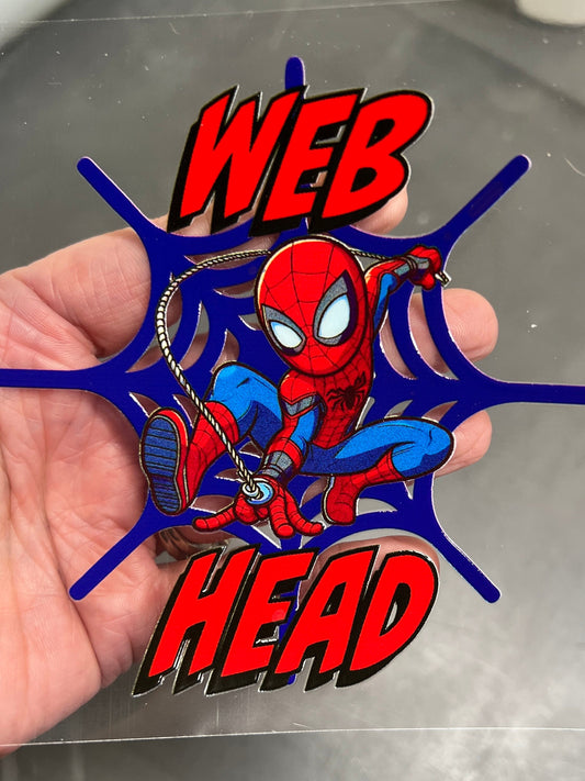 10Y Spiderweb 4” UV DTF Decal