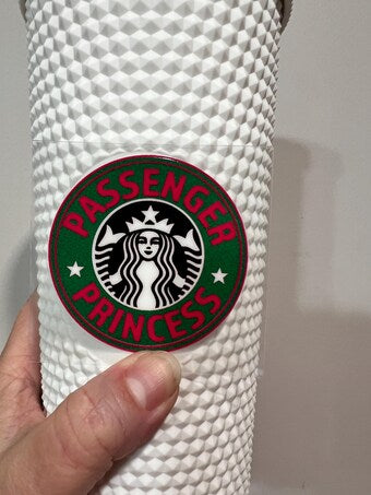 Mini Passenger Princess 2” Decal