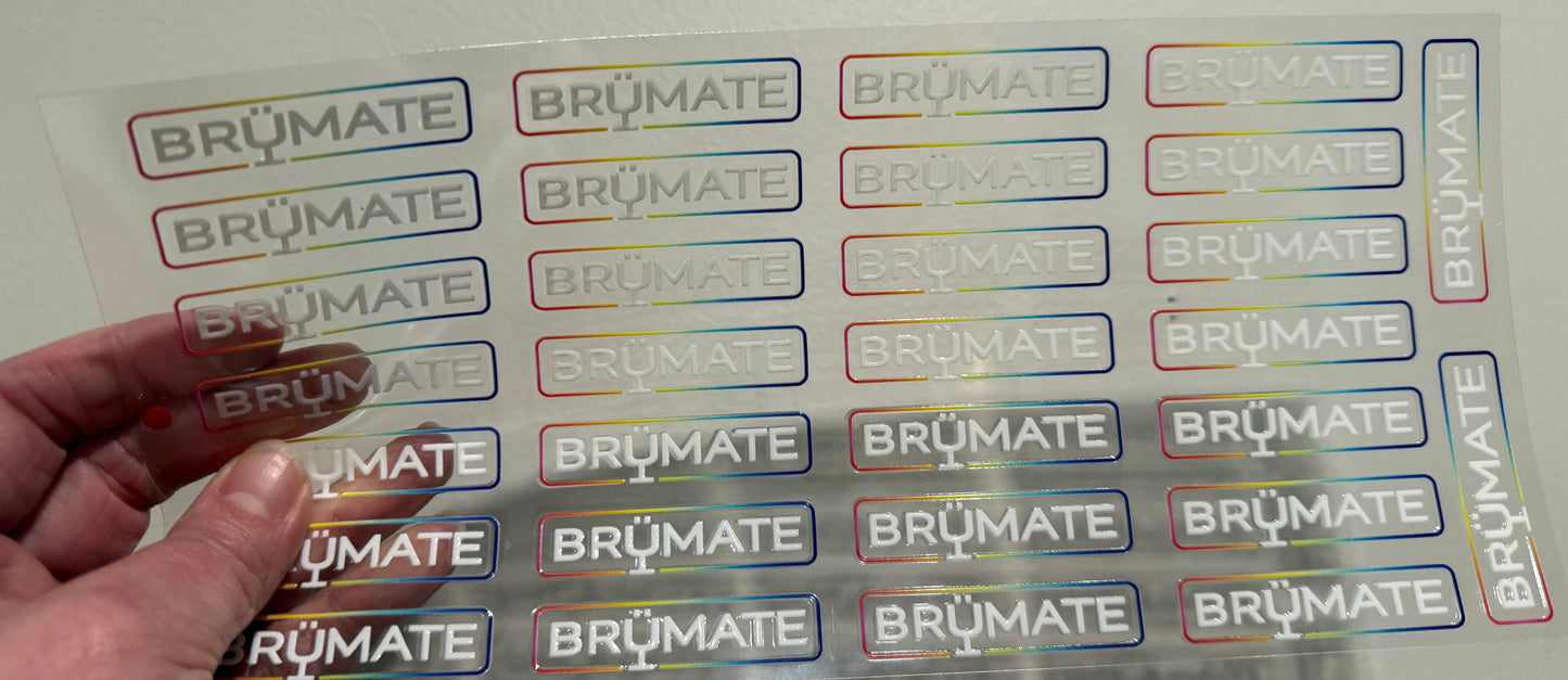 Y9 Br Logo Clip Sheet - Two to Three days lead time.