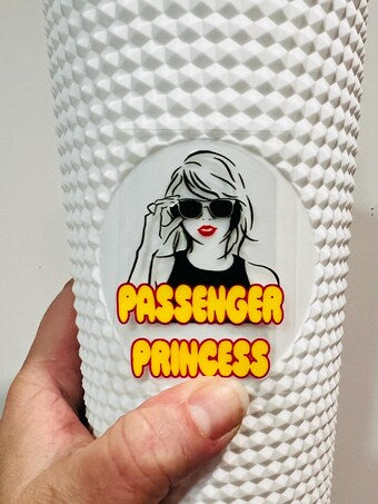 Mini Passenger Princess Swiftie 2” UV DTF Decal