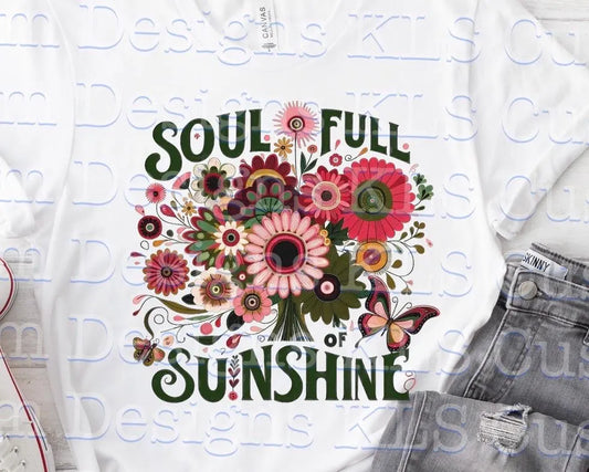 Soul Full Of Sunshine Ready To Press DTF Print