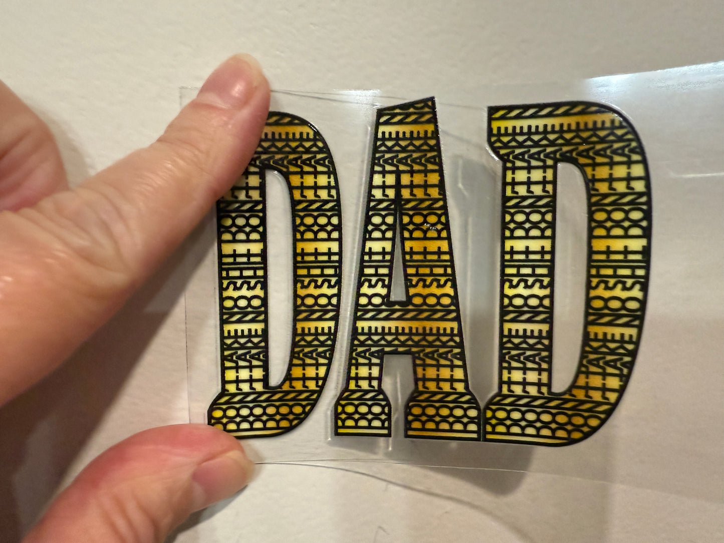 13Y Don’t Take No Shit Dad UV DTF Decal