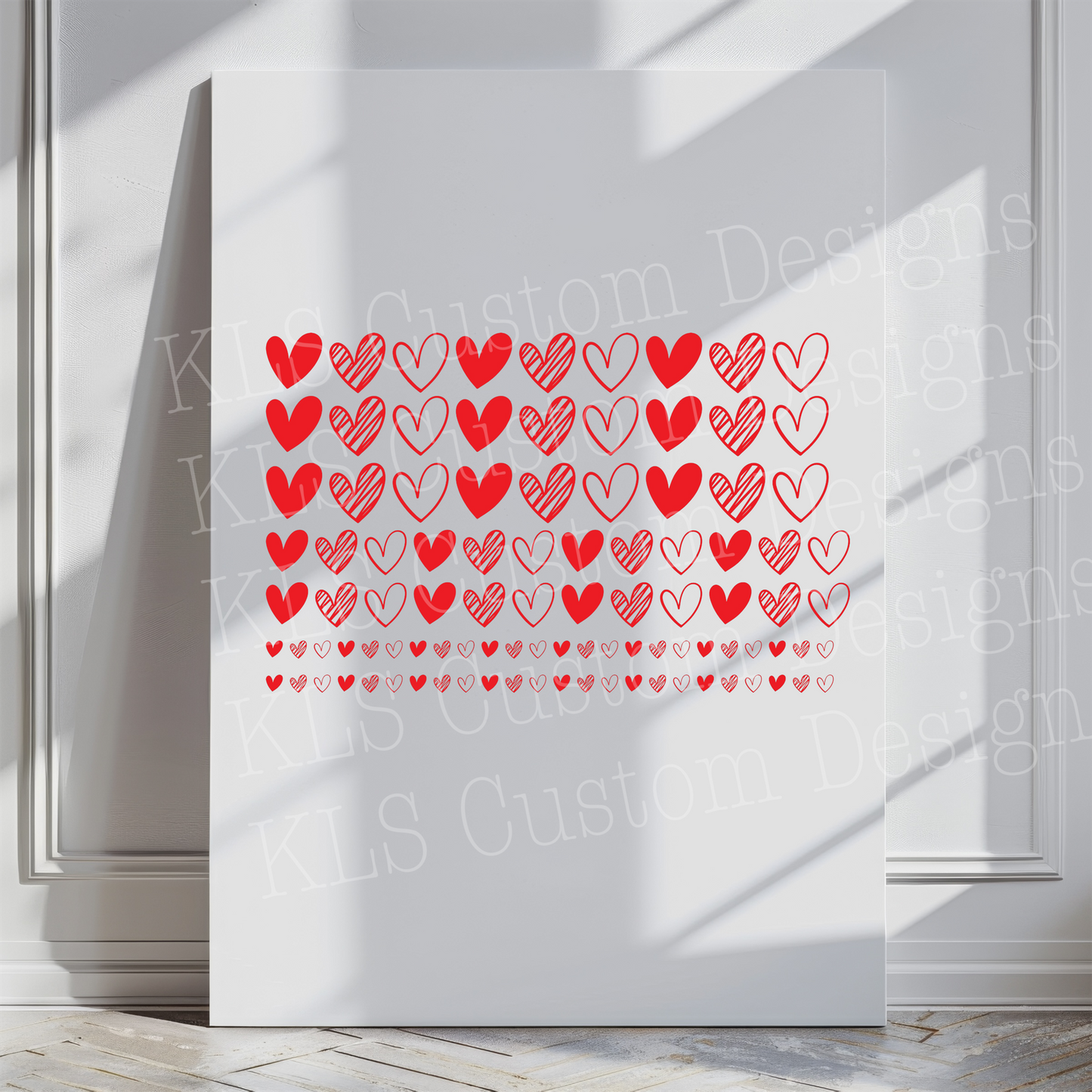 19P Doodle Hearts Clip Sheet - This sheet is intended to be cut up and placed using your own creative style. (Copy)