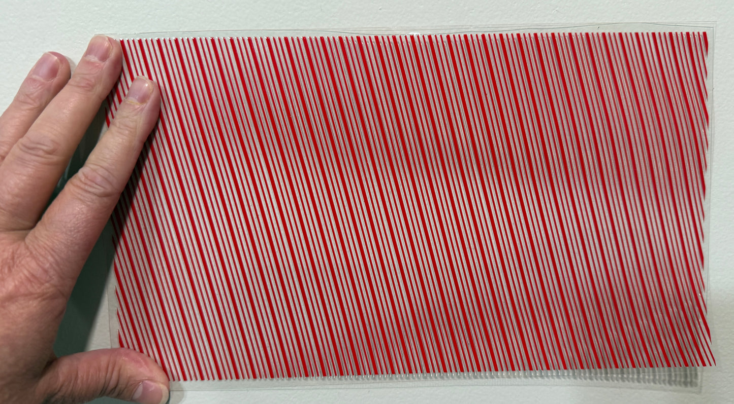 14B Peppermint Stripes UV DTF Wrap