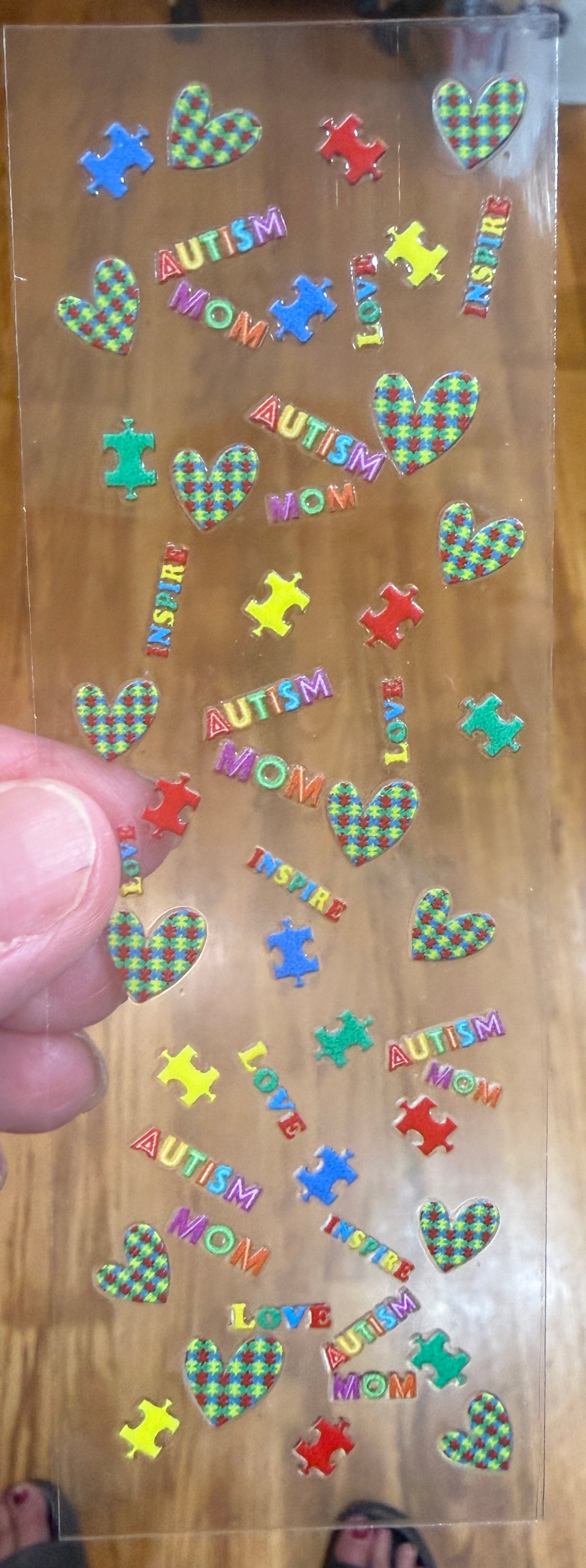 Autism UV DTF Pen Wrap
