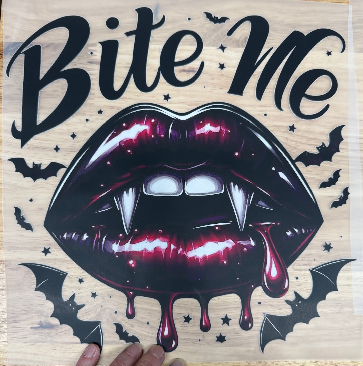 Bite Me Ready To Press DTF Print