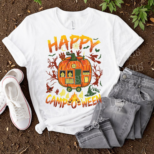 Camp O Ween Ready To Press DTF Print