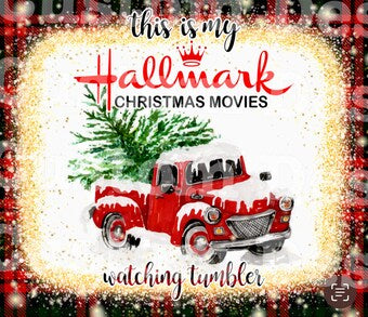 Christmas Movies 20 Oz Skinny Permanent Vinyl