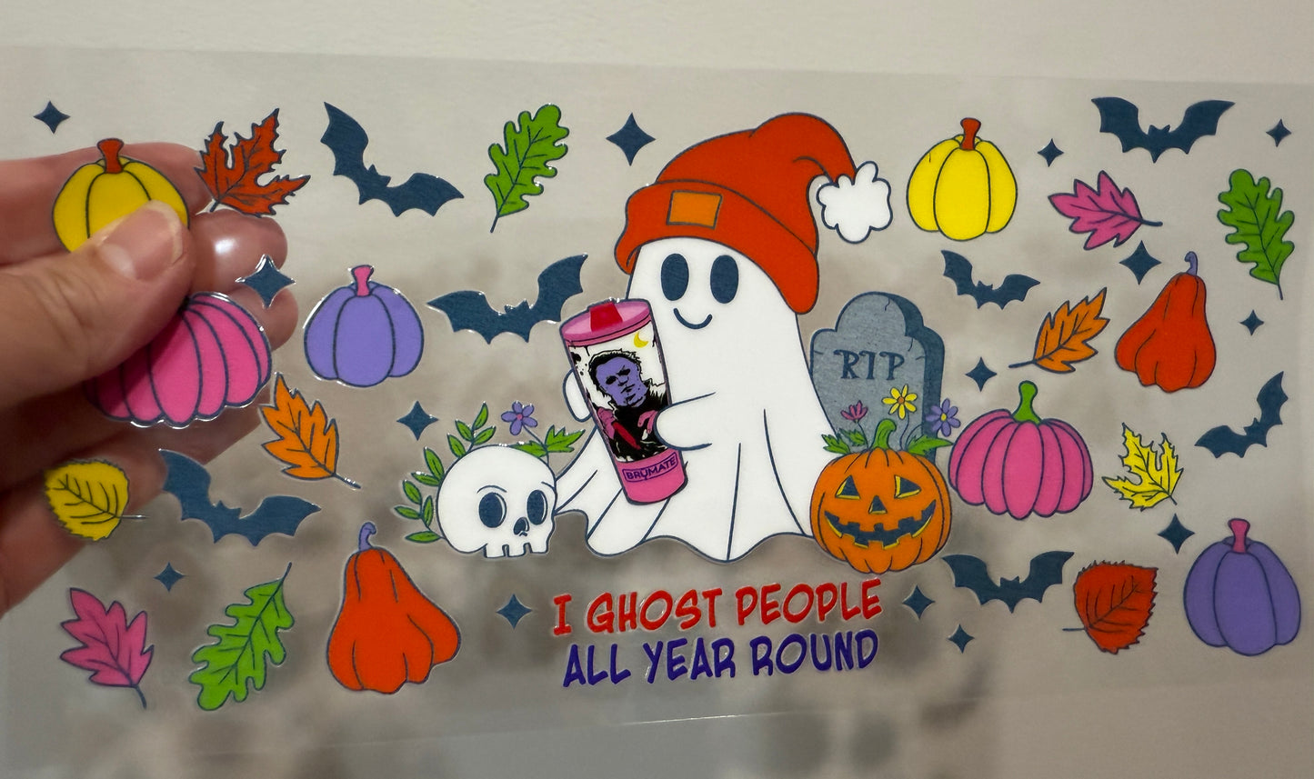 B1 Ghost People UV DTF Wrap