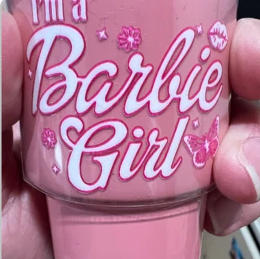 Mini I’m A Party Girl With Pink Outline