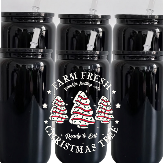 Farm Fresh Christmas Trees Ready To Eat 4” Tall Decal