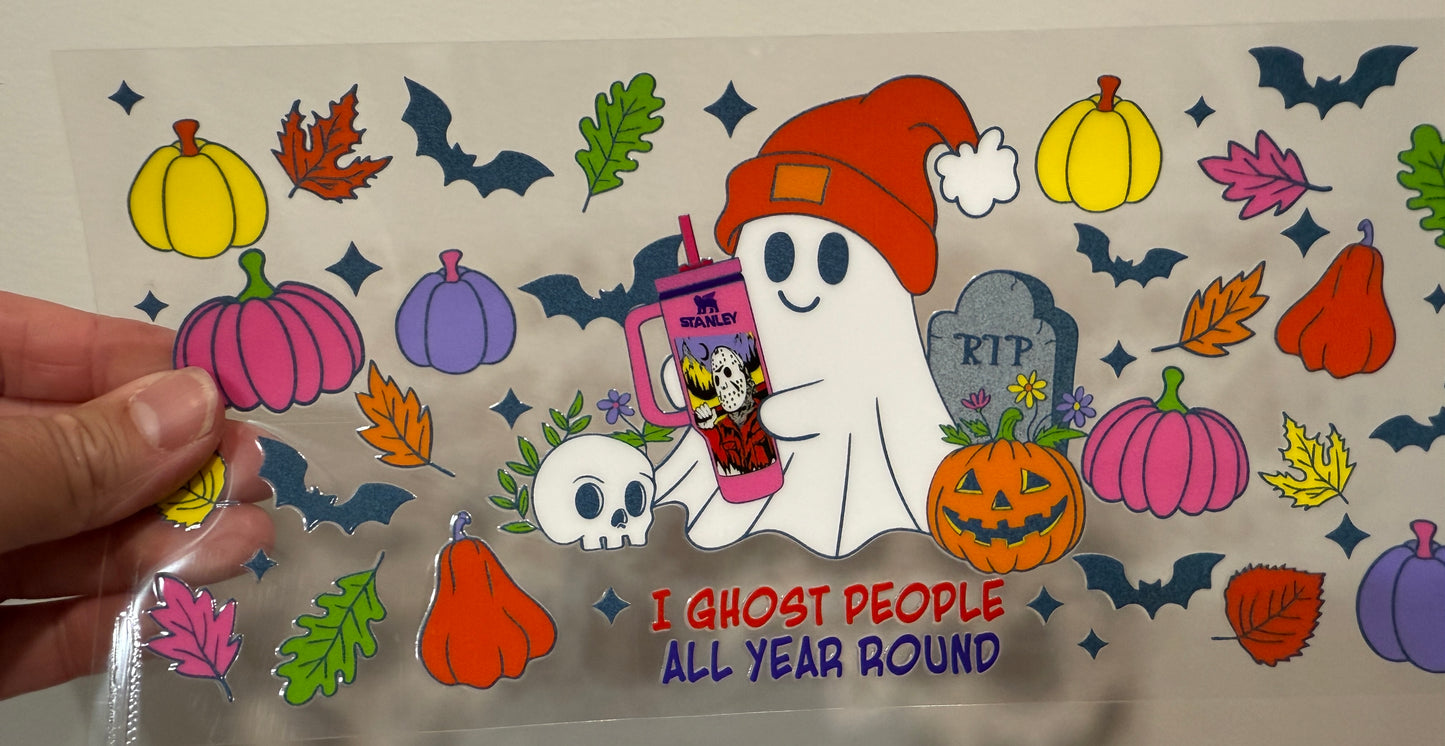 B1 Ghost People UV DTF Wrap