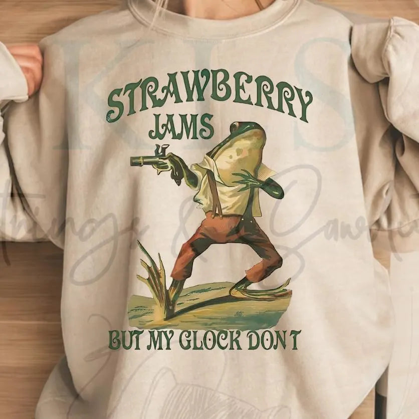 Strwberry Jams But My Glock Don’t Ready To Press DTF Print