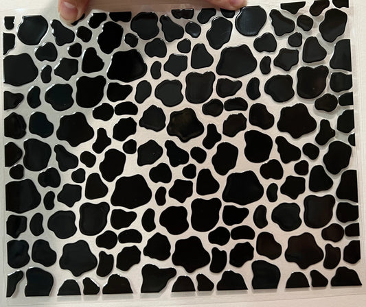 Cow Print 20 OZ. Skinny UV DTF Wrap