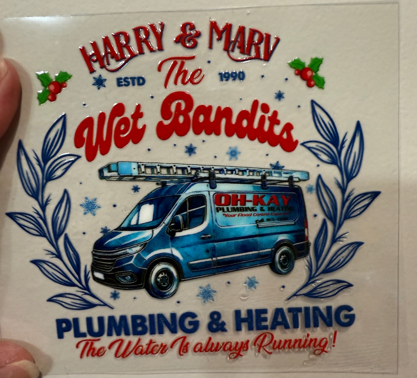 21 Bandits Christmas 4” Tall Decal