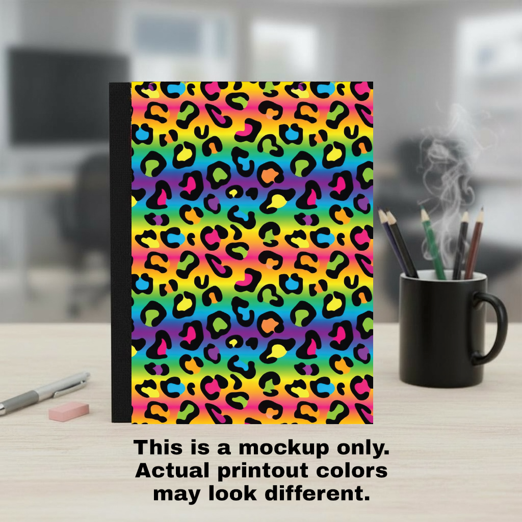Composition Notebook Cover and Matching Back Permanent Vinyl
