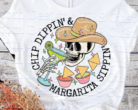 Chip Dippin Margarita Ready To Press DTF Print