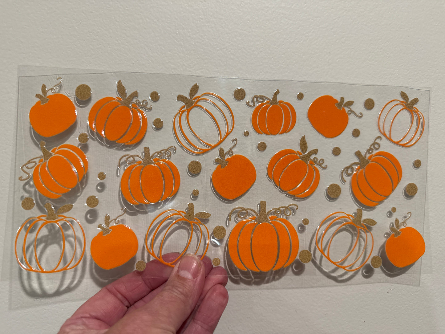 G4 Fall Pumpkins UV DTF Wrap