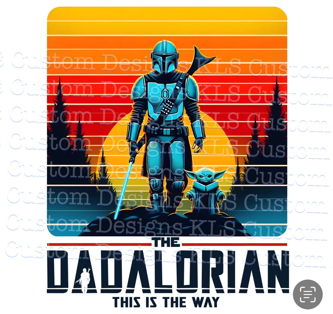 The Dad Way Ready To Press DTF Print