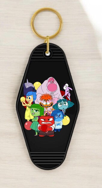 Keychain Emotional UV DTF Decal