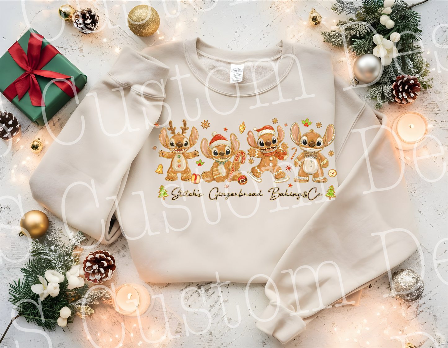 Gingerbread Characters Ready To Press DTF Print