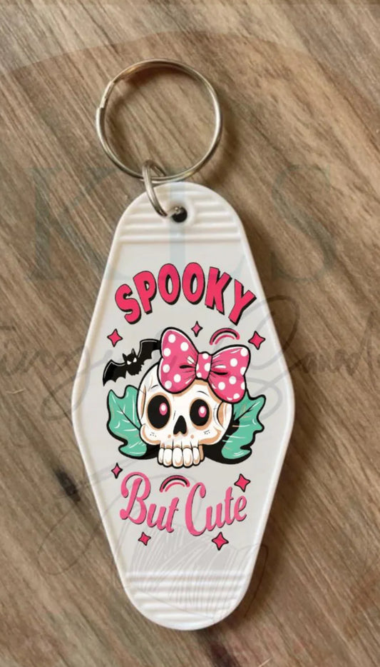 Keychain Spooky But Cute Skull UV DTF Decal