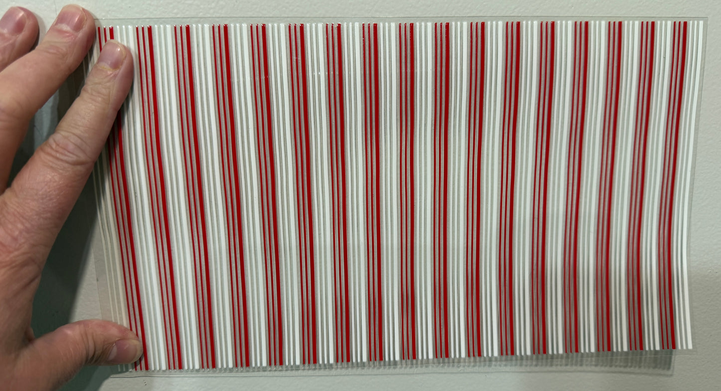 14B Peppermint Stripes UV DTF Wrap