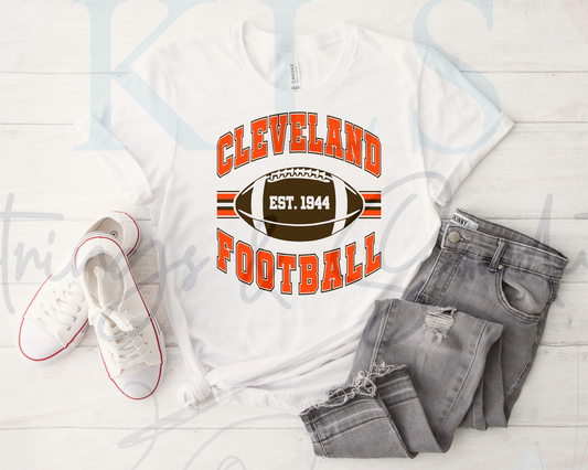 Football Cleveland DTF Ready To Press Print