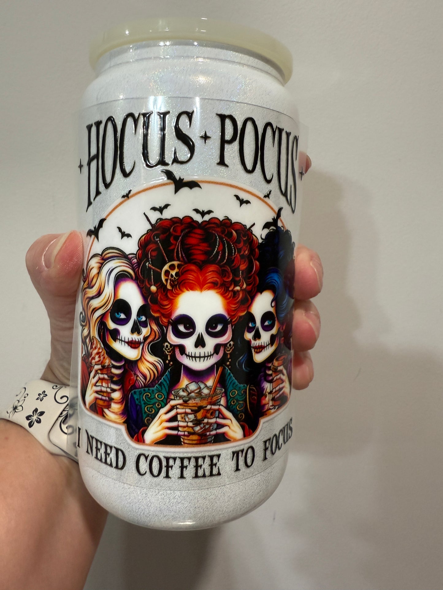 21B Sisters Candy Skull  4” Tall Decal