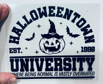 5G Halloween University 4” Tall UV DTF Decal