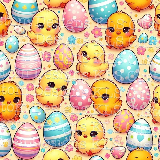 Easter Chicks 20 Oz Skinny Permanent Vinyl